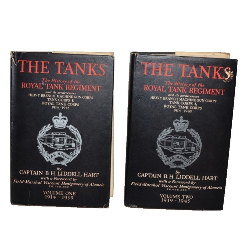 The History Of The Royal Tank Regiment  B.H. Liddell Hart 1959 Vol 1-2 Book‎ set